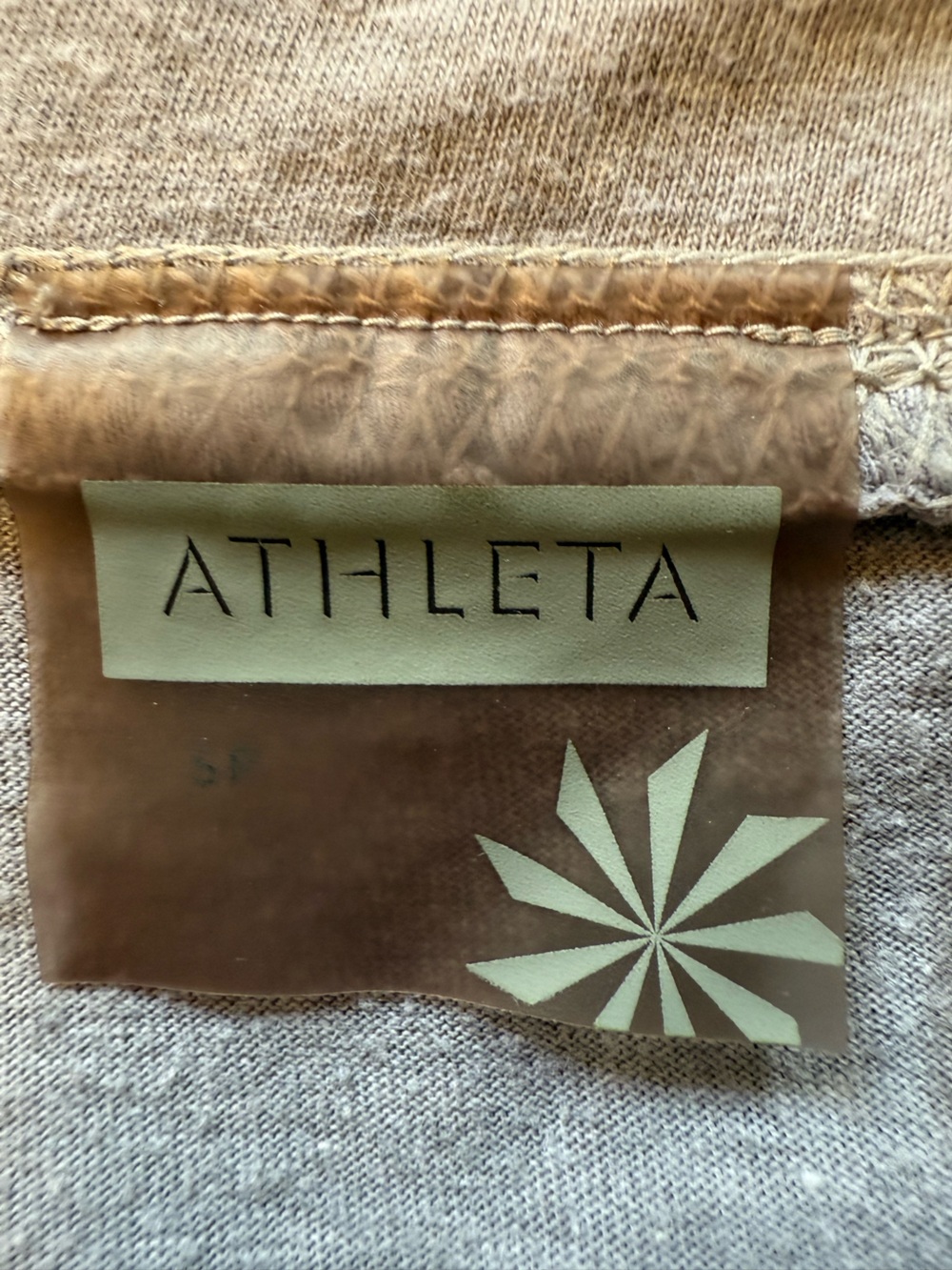 Athleta Gray Patterned Pull-On Skirt - Picture 2 of 3